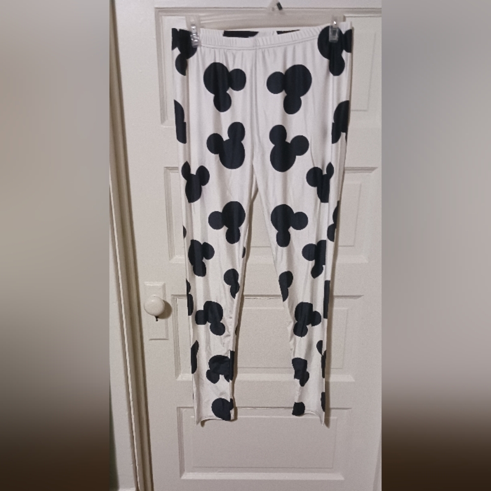 Kids Black and White Patterned Leggings